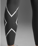 2XU Women Light Speed React Hi-Rise Compression Tights - Black / India Ink