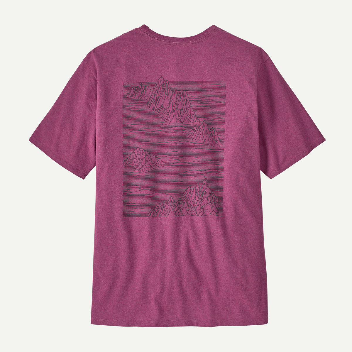 Patagonia Men Strataspire Responsibili-Tee - Faded Magenta