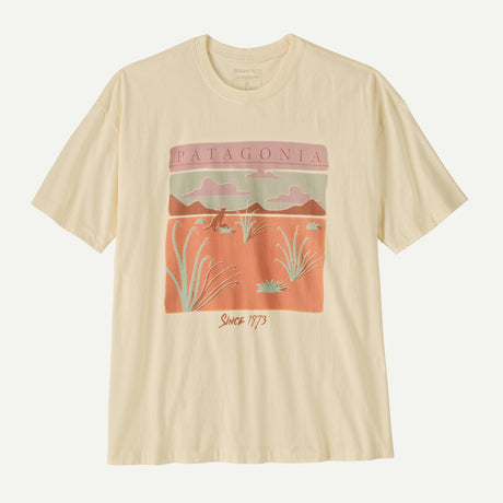 Patagonia Women Desert Glow Oversized T-Shirt - Undyed Natural