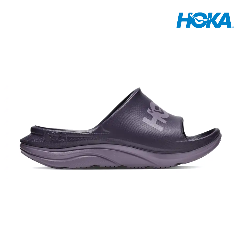 HOKA Unisex Ora Athletic Slide - Squid Ink / Purple Fog