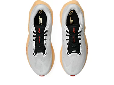 ASICS Men Novablast 6 - White / Orange Glow