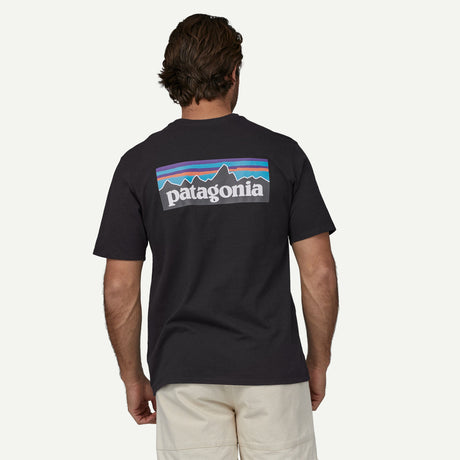 Patagonia Men P-6 Logo Responsibili-Tee® - Black
