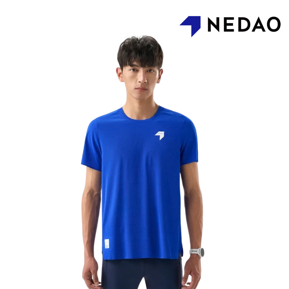 NEDAO Men Qiflow Running T-Shirt 5.0 - Nedao Blue