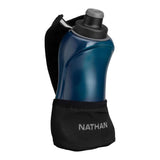 Nathan Sports Quick Squeeze Lite 18oz/532ml Handheld - Black / Marine Blue