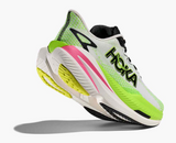 HOKA Women Mach X 3 - White / Neon Lime