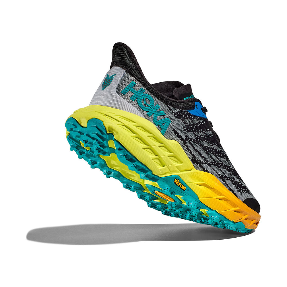 HOKA Men Speedgoat 5 - Black / Evening Primrose – Running Lab Malaysia