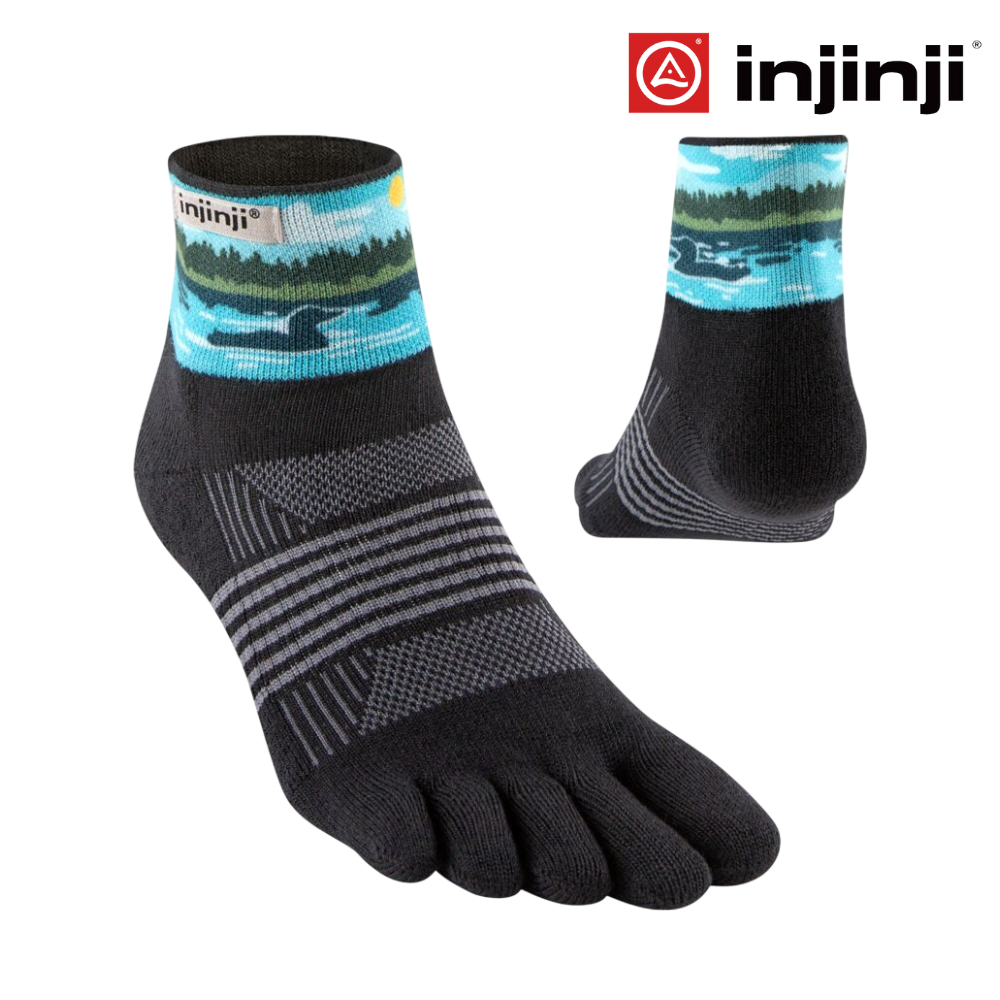 Injinji Artist Designed Women's Mini Crew Coolmax - Loon