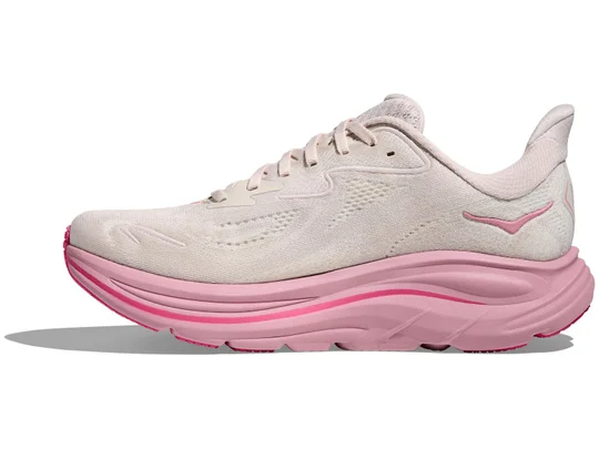HOKA Women Clifton 10 Wide - Rose Cream / Dried Rose