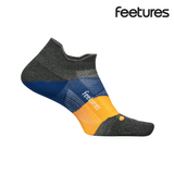 Feetures Active Elite Ultra Light Cushion No Show Tab - Iron Seal