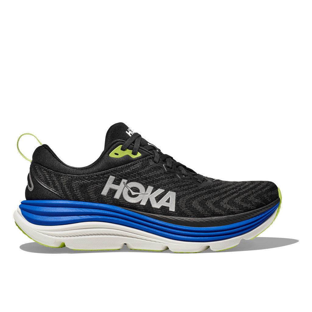 HOKA Men Gaviota 5 Wide - Black / Electric Cobalt