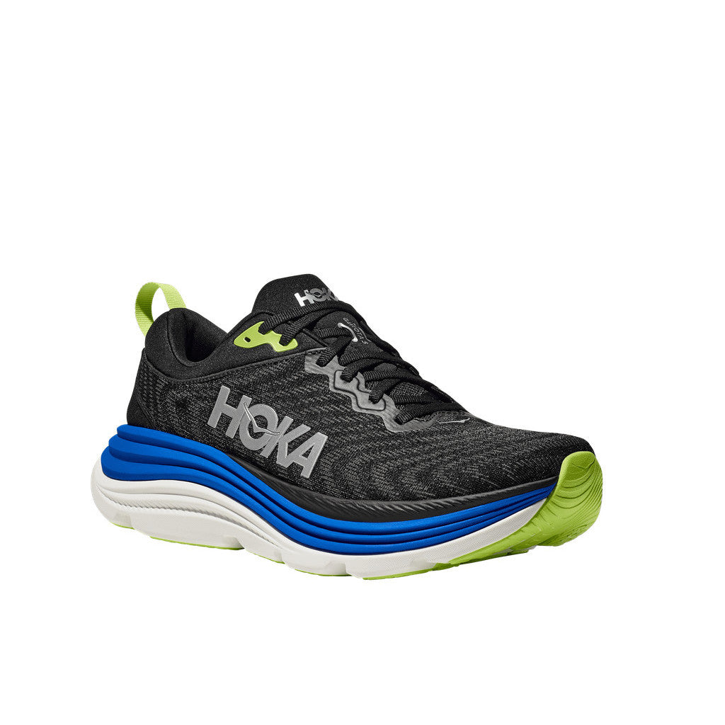 HOKA Men Gaviota 5 Wide - Black / Electric Cobalt