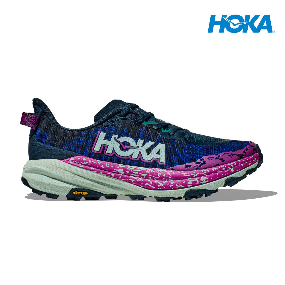 HOKA Men Speedgoat Wide Stormy Skies Aqua Breeze – Running