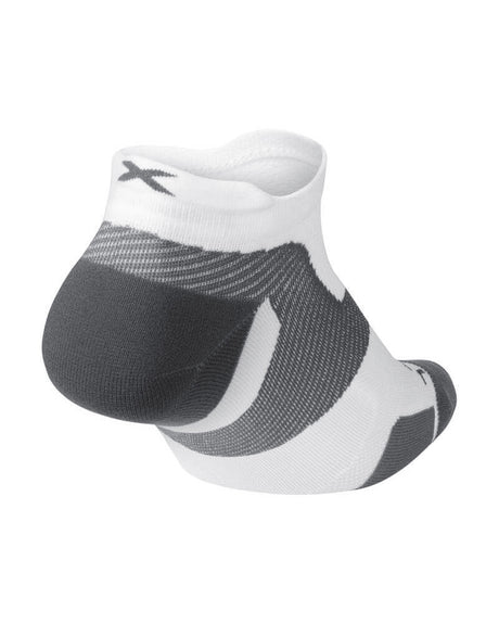 2Xu Unisex Vectr Light Cushion No Show - White / Grey