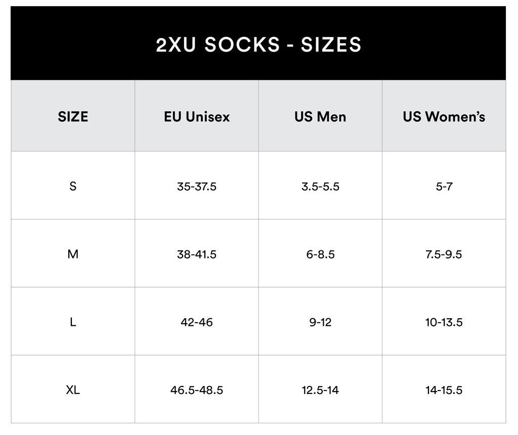 2Xu Unisex Vectr Light Cushion Crew Socks - White / Grey