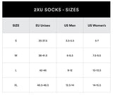 2Xu Unisex Vectr Light Cushion Crew Socks - White / Grey