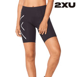 2Xu Women Core Compression Shorts - Black / Silver