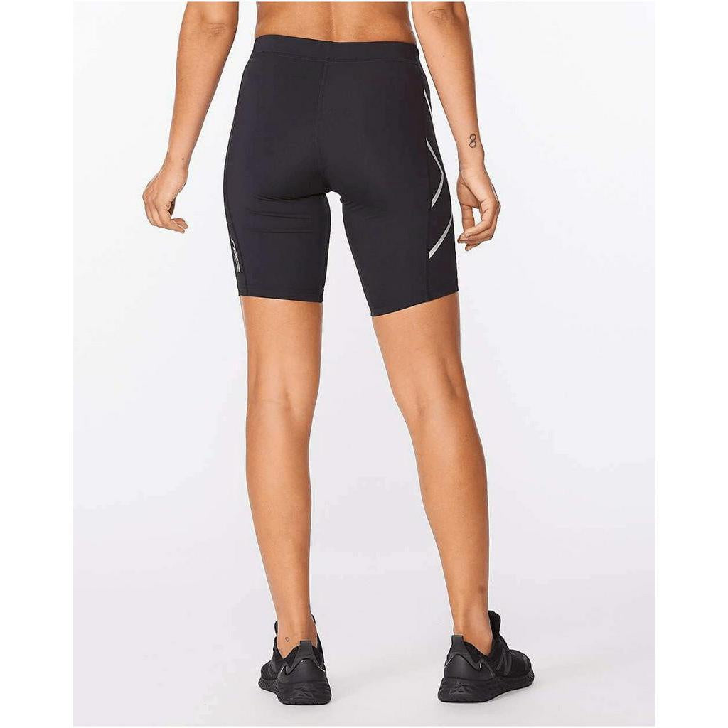 2Xu Women Core Compression Shorts - Black / Silver