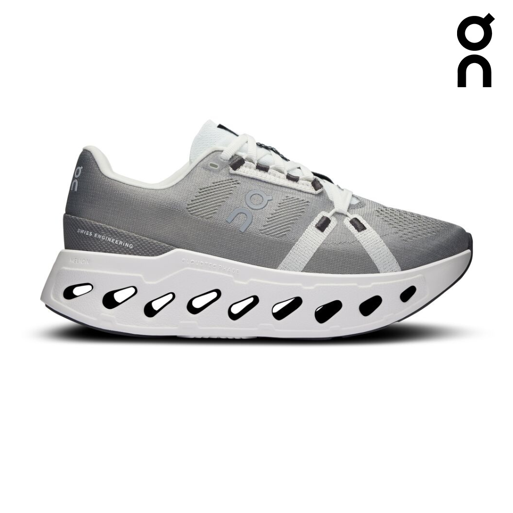 On Women Cloudeclipse Running Shoes - Alloy / White