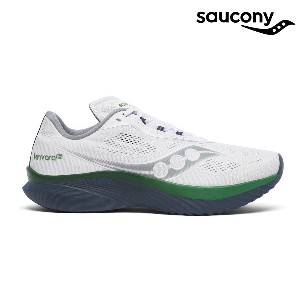 Saucony Men Kinvara 15 White Navy – Running Lab Malaysia