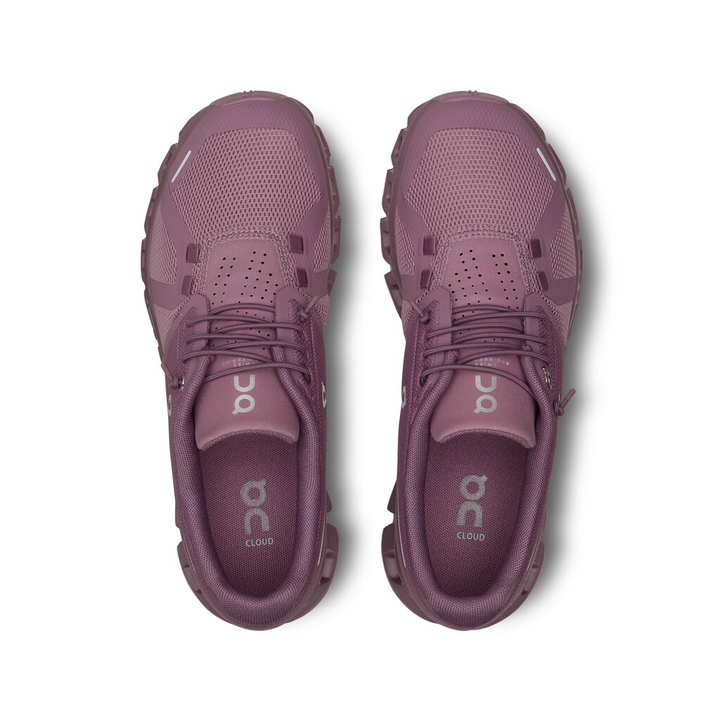 On Women Cloud 5 All-Day Shoes - Fig / Quartz