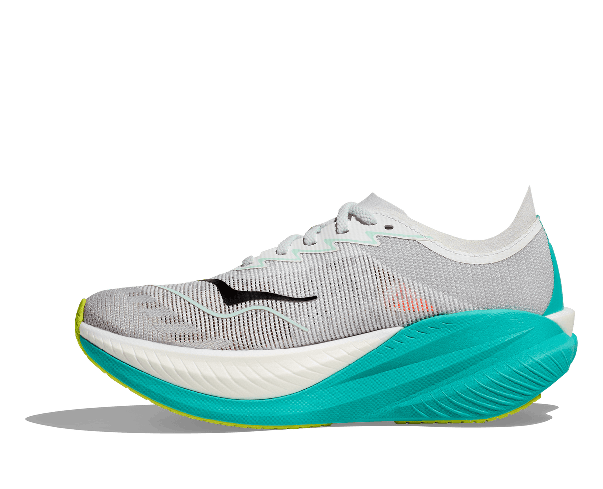 HOKA Women Mach X 2 - Frost / Electric Aqua