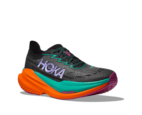 HOKA Men Mach X 2 - Black / Electric Aqua