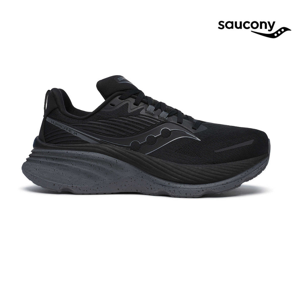 Saucony Men Hurricane 24 - Black / Shadow