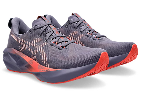 ASICS Men Novablast 5 - Greyish Purple / Coral Reef