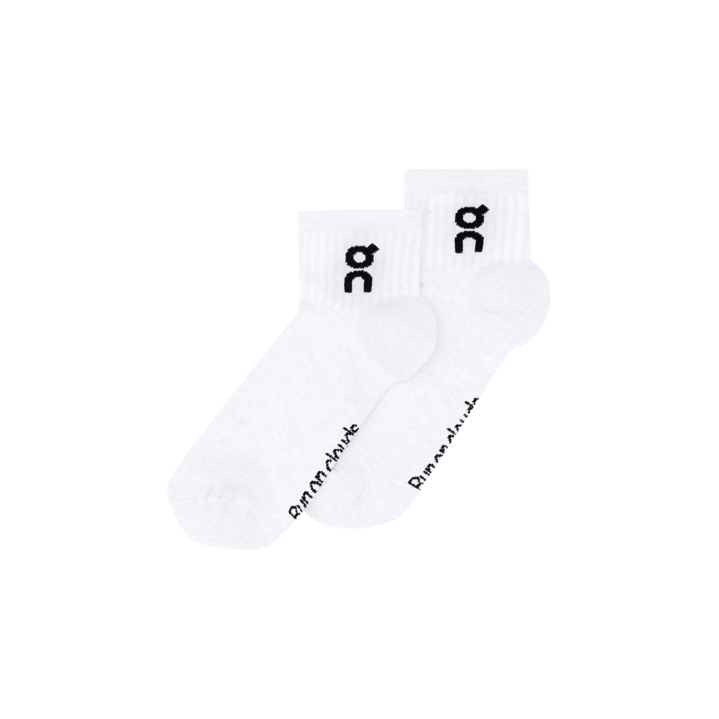 On Unisex Logo Sock Mid 3-Pack - White