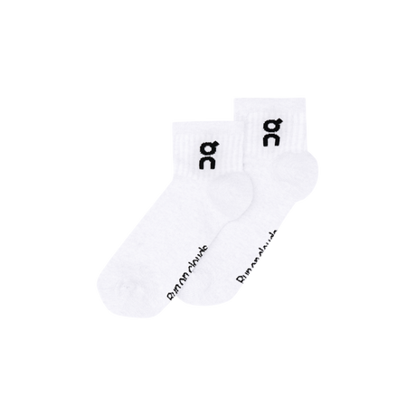 On Unisex Logo Sock Mid 3-Pack - White