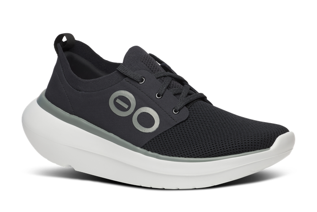 OOFOS Men OOmy Stride - White / Black