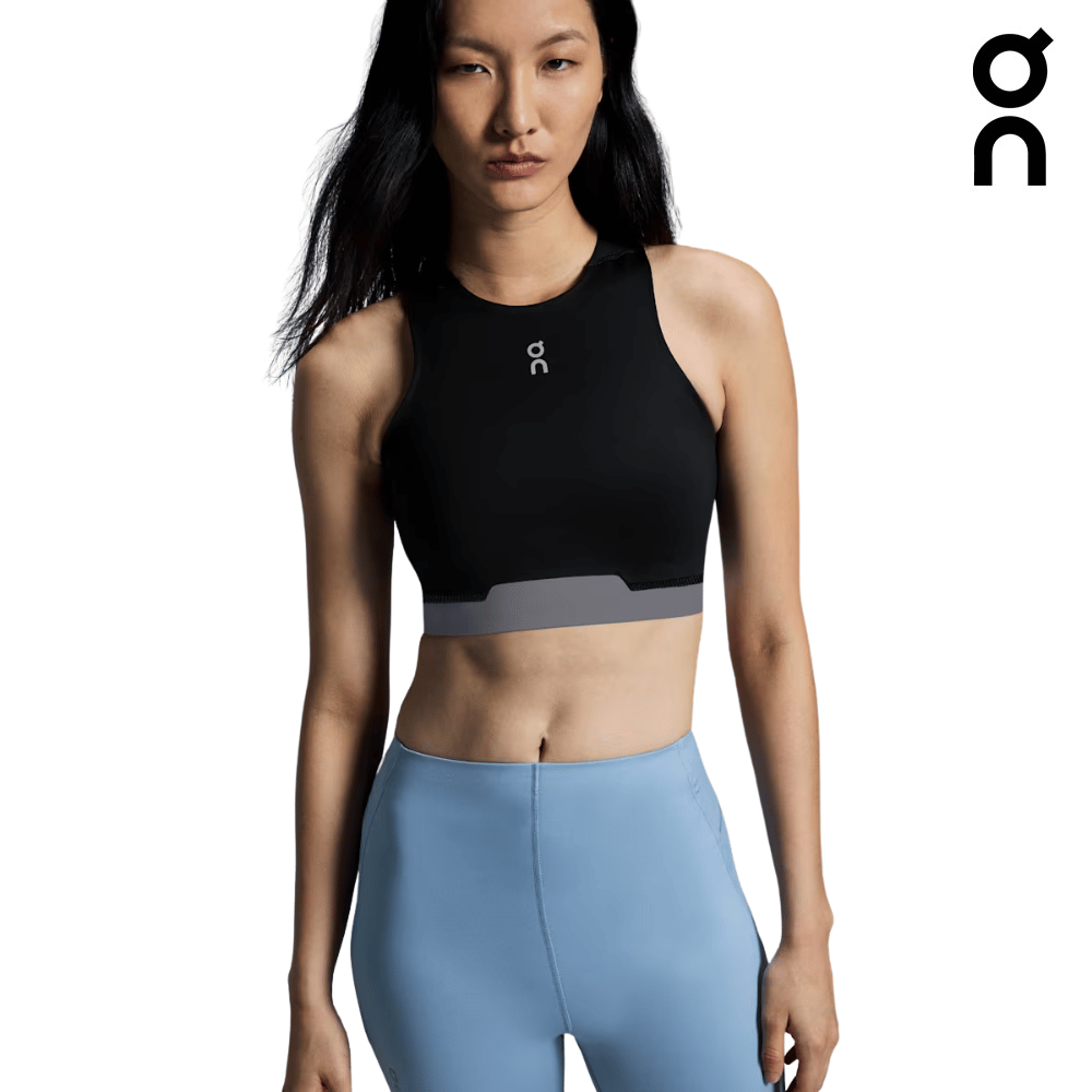 On Women Train 2-in-1 Crop - Black