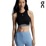 On Women Train 2-in-1 Crop - Black