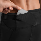 2XU Men Aero Mesh Compression Tights - Black / Silver Reflective