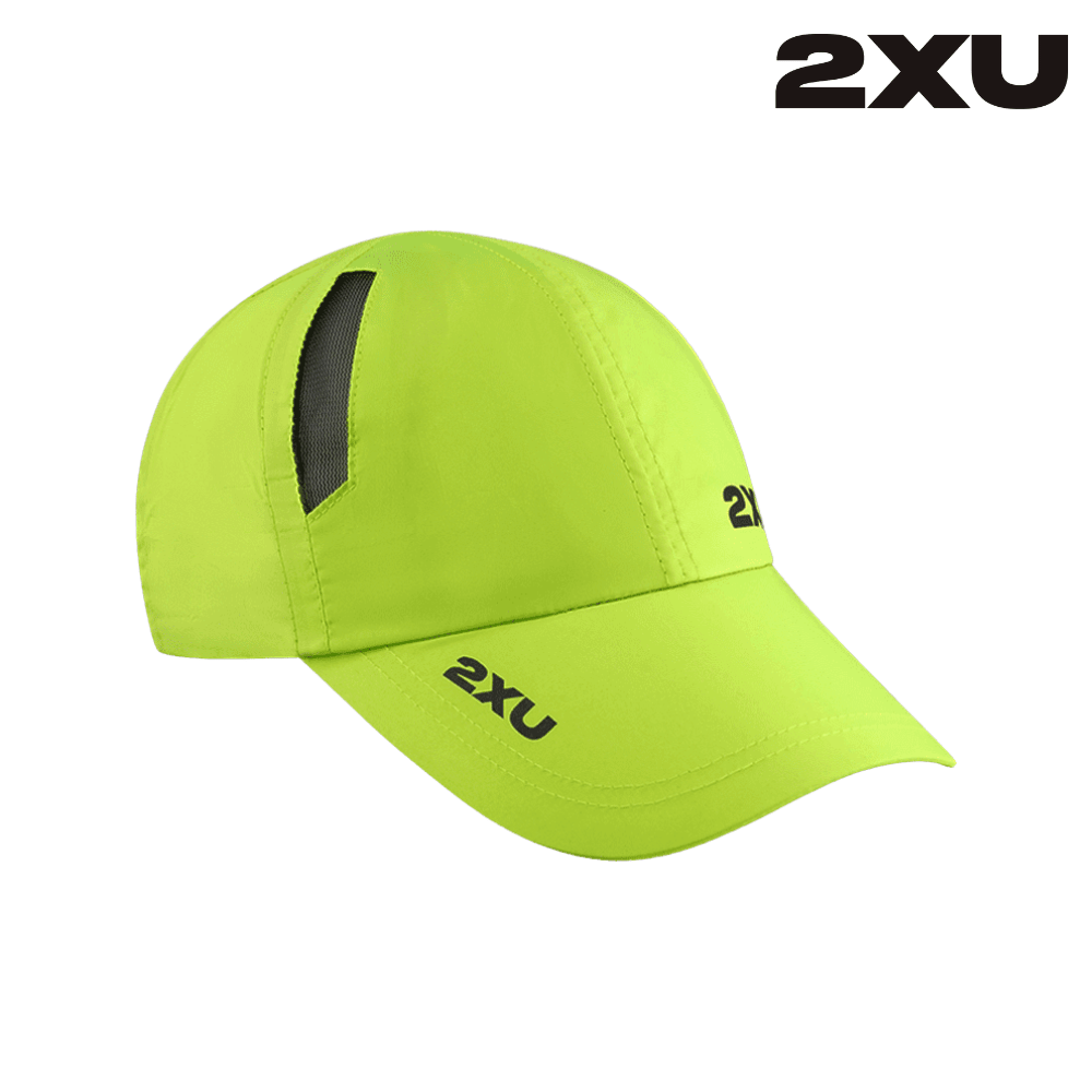 2XU Unisex Run Cap - Volt / Black