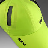 2XU Unisex Run Cap - Volt / Black