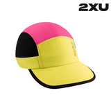 2XU Unisex Light Speed Cap - Volt / Fuchsia