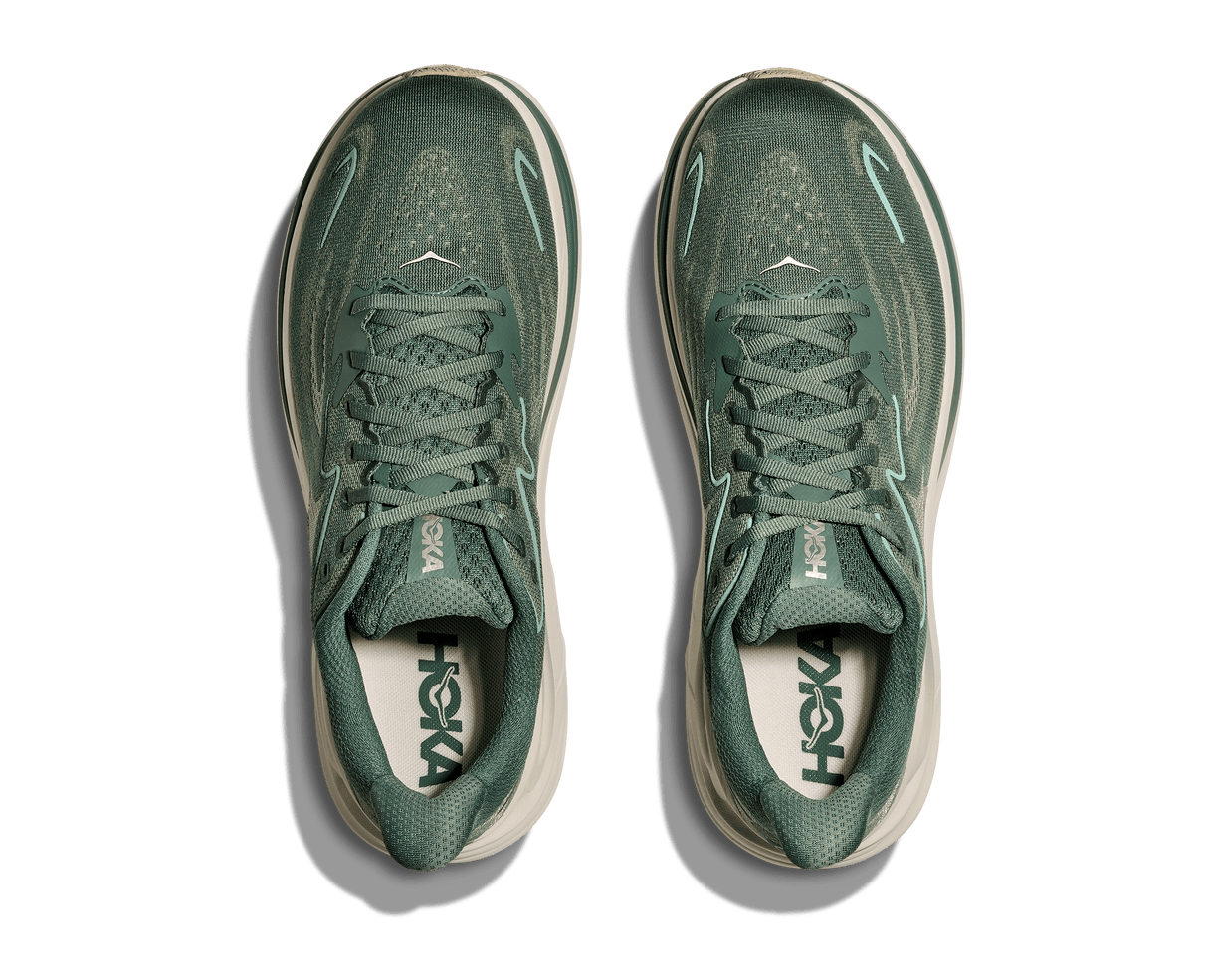 HOKA Men Clifton 10 Wide - Fern / Truffle Salt