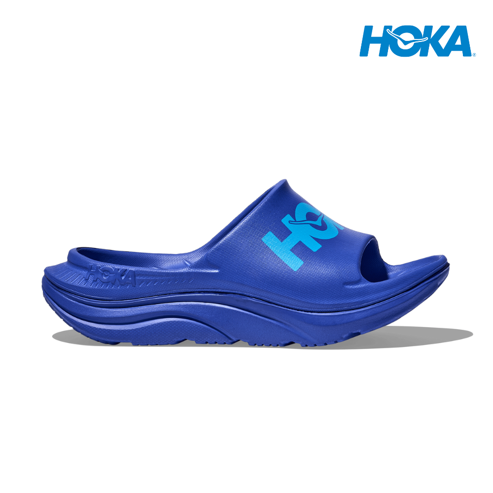 HOKA Unisex Ora Athletic Slide - Ultramarine / Skyward Blue