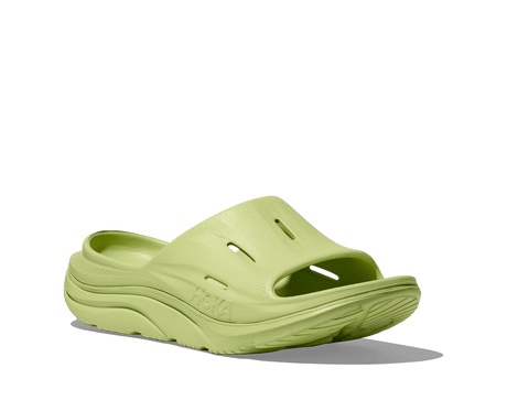 HOKA Unisex Ora Recovery Slide 3 - Honey Dew / Honey Dew
