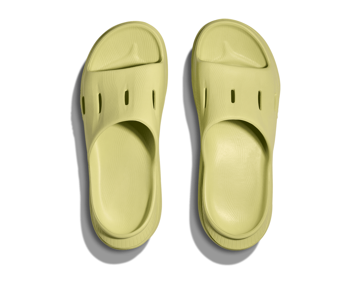 HOKA Unisex Ora Recovery Slide 3 - Honey Dew / Honey Dew
