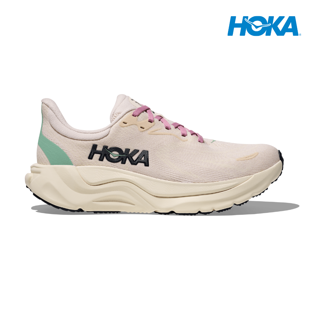 HOKA Women Arahi 8 Wide - Rose Cream / Alabaster – Running Lab