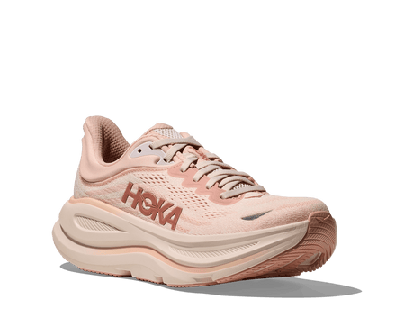 HOKA Women Bondi 9 Wide - Rose Latte / Rose Cream