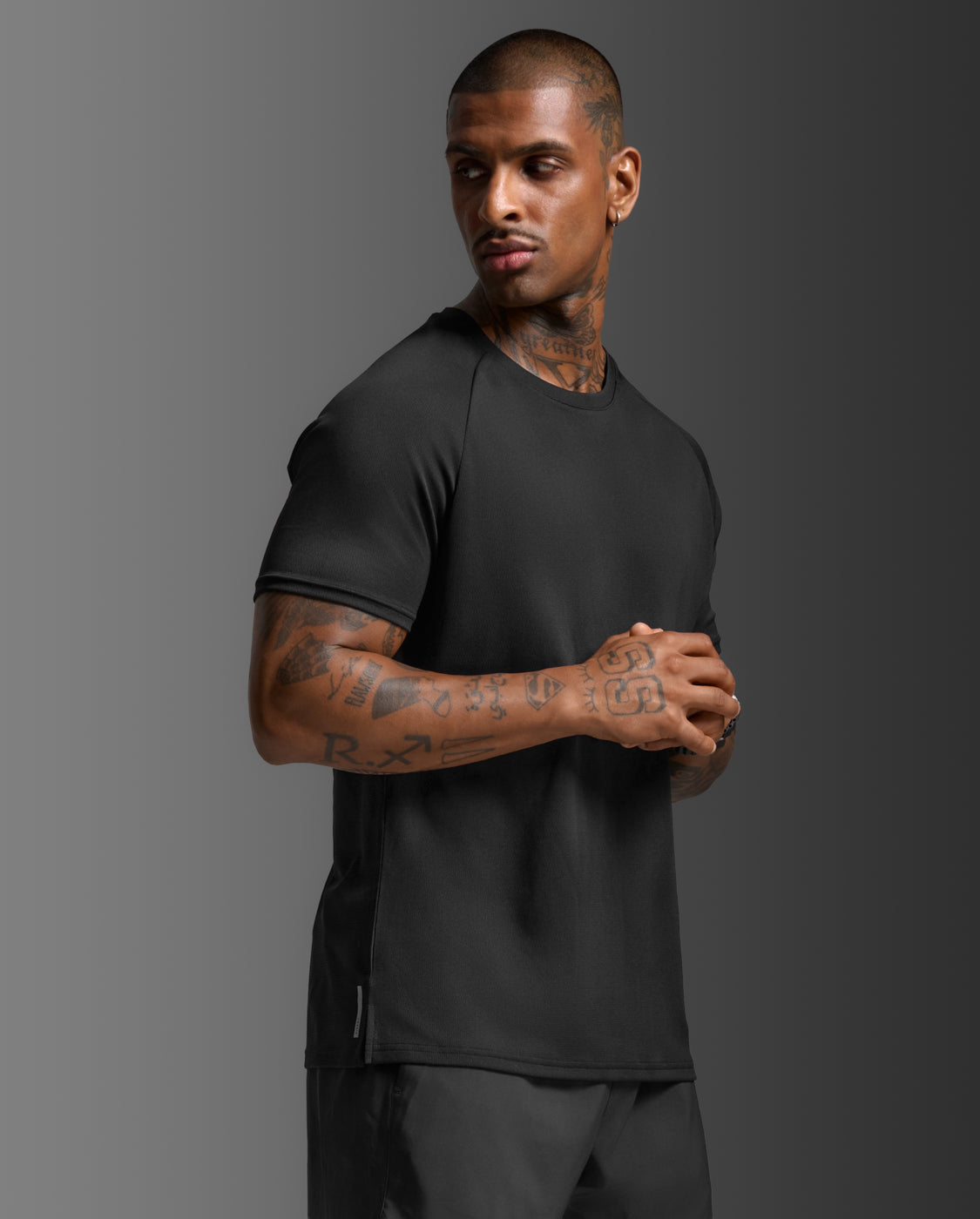 2XU Men Aero Mesh Tee - Black / Silver Reflective