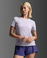 2XU Women Aero Mesh Tee - Virtual Violet / Violet Reflective