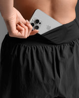 2XU Women Light Speed Hi-Rise 3 Inch Short - Black / Black Reflective