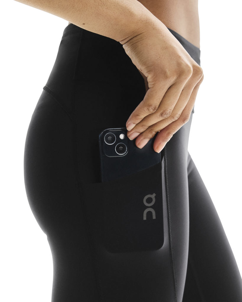 On Women Performance Tights 7/8 - Black