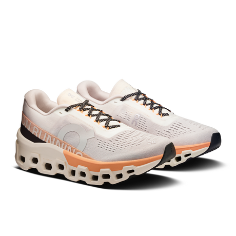 On Women Cloudmonster 2 - Ivory / Tangerine