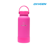 Oxygen Talon 1000ml Stainless Steel Bottle - Rose Red
