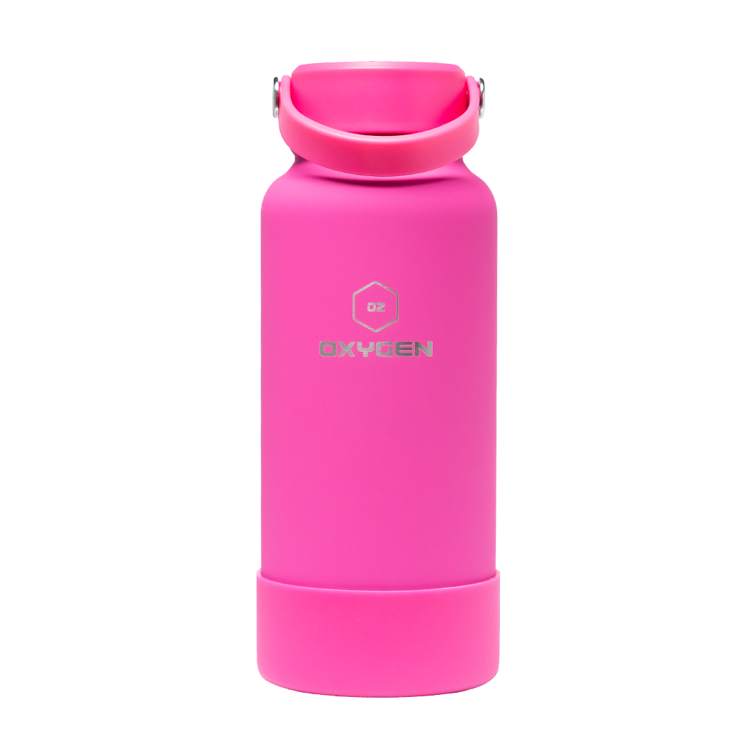 Oxygen Talon 1000ml Stainless Steel Bottle - Rose Red